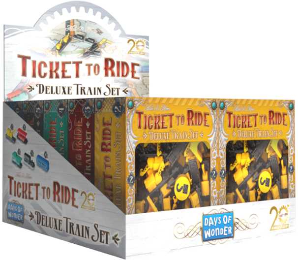 Ticket to Ride 20th Anniversary Deluxe train set