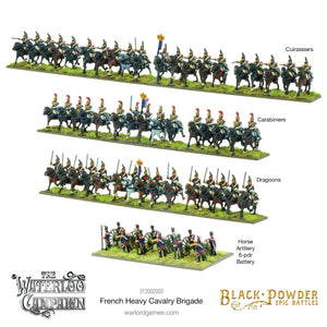 Black Powder Epic Battles: Waterloo - French Heavy Cavalry Brigade