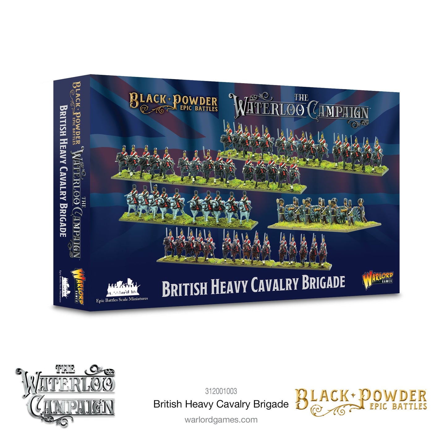 Black Powder Epic Battles: Waterloo - British Heavy Cavalry Brigade